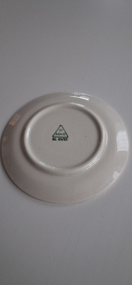 Taza de té y platillo, Kolo, Loza, Cerámica, Negro (foto 4 de 5)