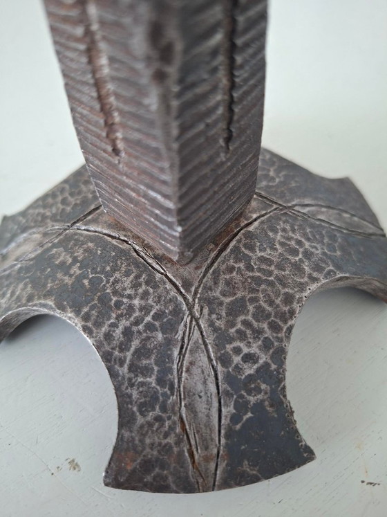 Image 1 of Candelabro vintage, design di metà secolo, brutalismo, anni '60-'70