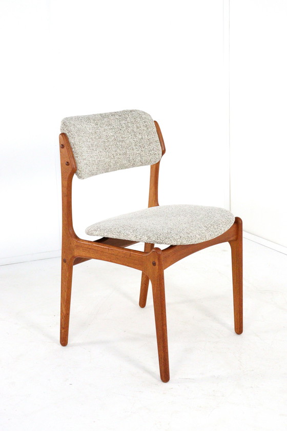 Image 1 of 6x Erik Buch per O.D. sedie mobler vintage ridipinto