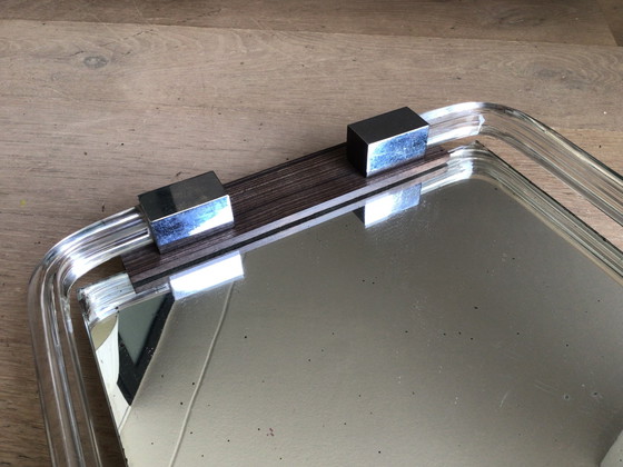 Image 1 of Art-Deco-Dienblade mit Spiegelglas