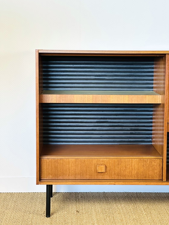 Image 1 of Enfilade haute scandinave en teck 1960