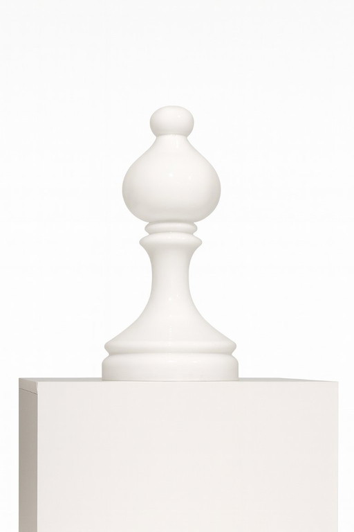 Bishop Glass Table Lamp, Ivan Jakeš, 1970s, Czechoslovakia