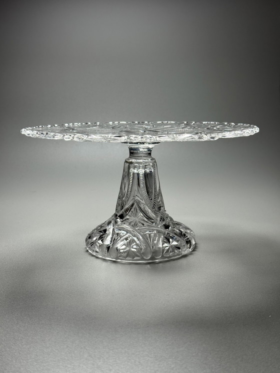 Image 1 of Val Saint Lambert - cake stand « Lucrèce » 1913