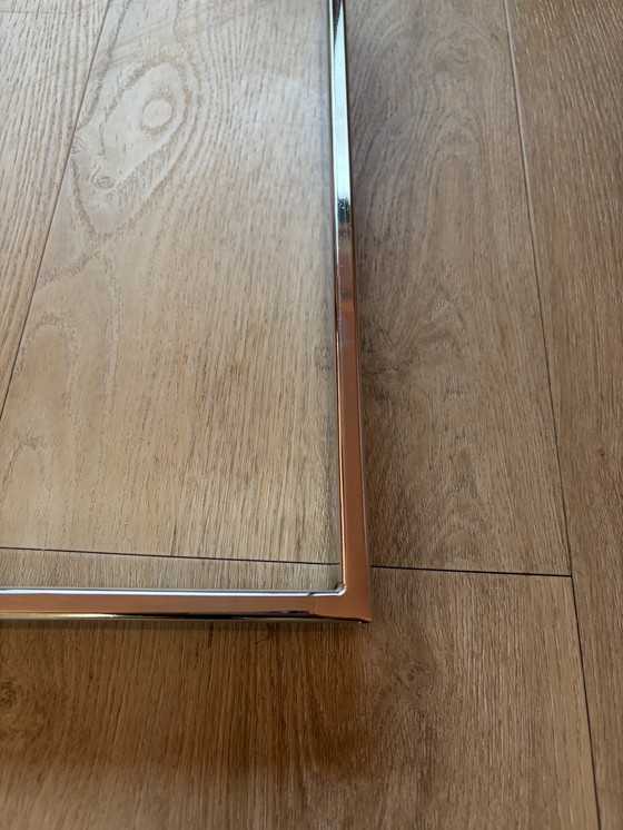 Image 1 of Gebra 80s side table glass chrome