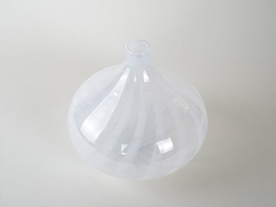 Image 1 of Glass vase, Italian design, 1960s, made in Italy