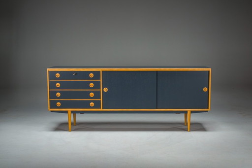 Buffet en pin de style moderne du milieu du siècle, de Musterring International, années 1960