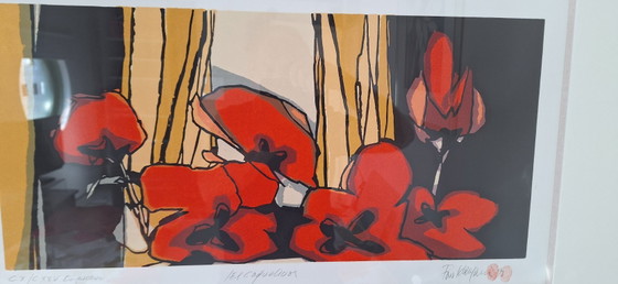 Fon Klement,  Les coquelicots – Litho's & Zeefdrukken, Papier (photo 6 of 6)