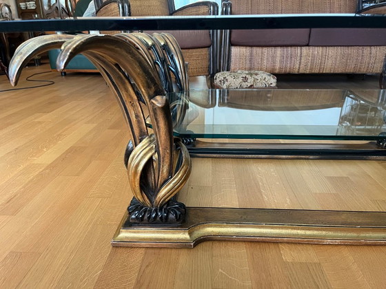 Design salontafel (Jean Roche / Hollywood Regency-stijl) – Glass (photo 5 of 9)