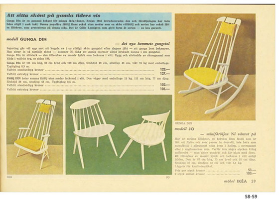 Image 1 of Rocking-chair IKEA 1960 