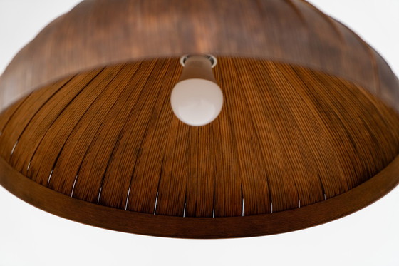Image 1 of Large pine pendant light by Hans-Agne Jakobsson for Ellysett Markaryd (Sweden,1960s).