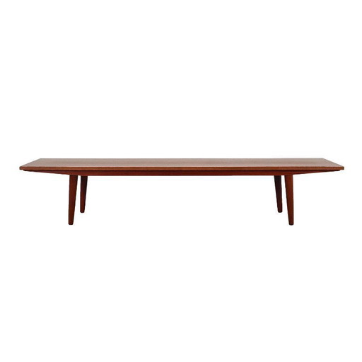 Teak lowboard, Danish design, 1970s, made in Denmark