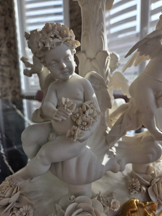 Image 1 of Cesare Villari - Scultura - Porcellana biscotto - XX secolo (Rif 3773)