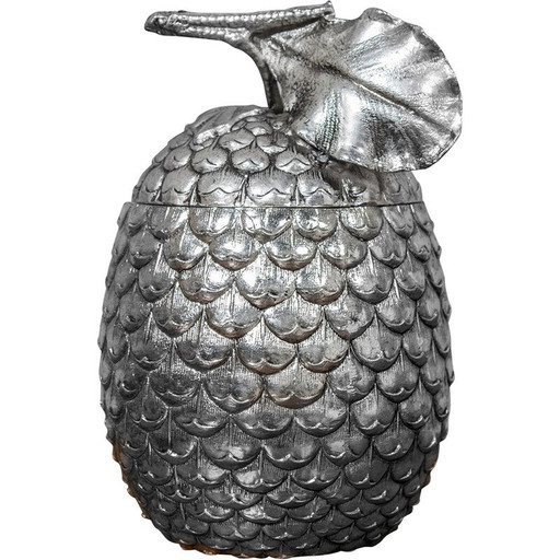Vintage acorn-shaped ice bucket by Mauro Manetti, Italy 1960
