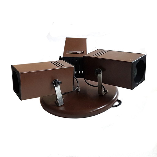 Lampada da soffitto tripla regolabile vintage di Philips