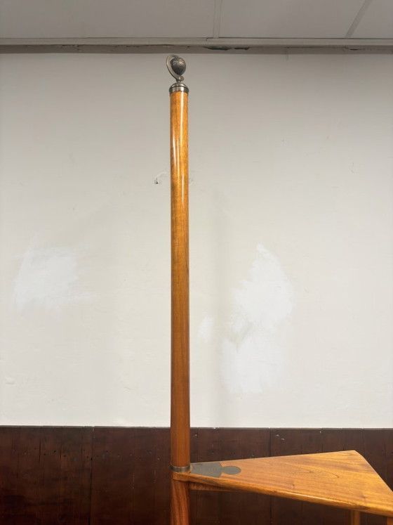 Original Globe Wernicke Englische Bibliotheksleiter Groß – Möbel, Holz, Messing (photo 8 of 9)