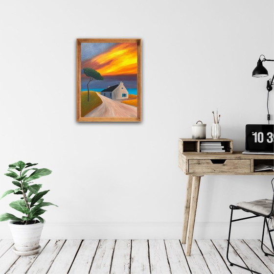 Image 1 of Öl auf Leinwandrahmen 61x46cm.