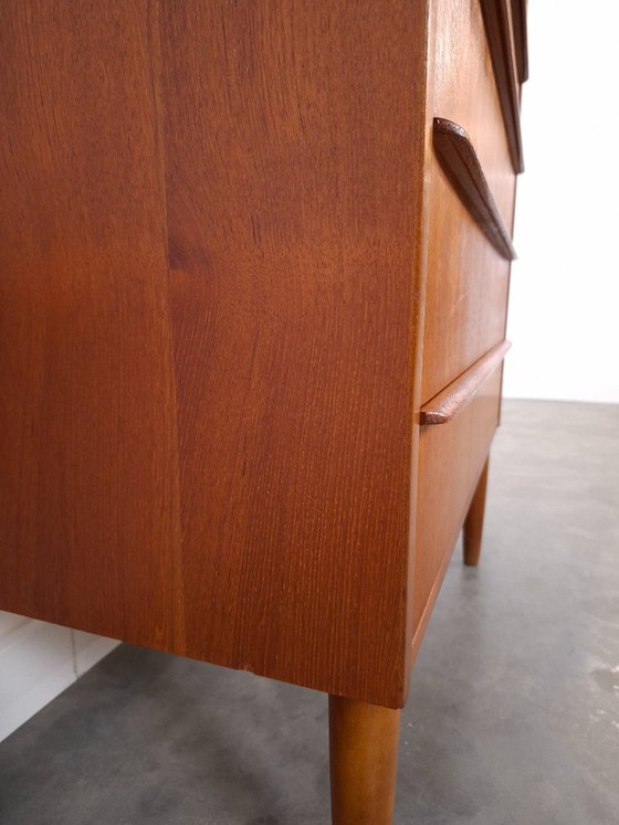 Image 1 of Teak chest of drawers from Denmark with 6 drawers