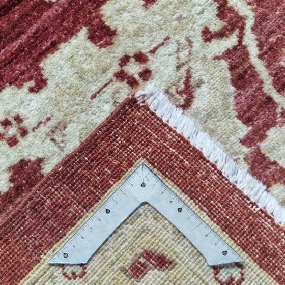 Hand-Knotted Wool Ziegler Rug Inspired Mahal Carpet, 305 x 250 cm – Tapis (photo 5 of 10)