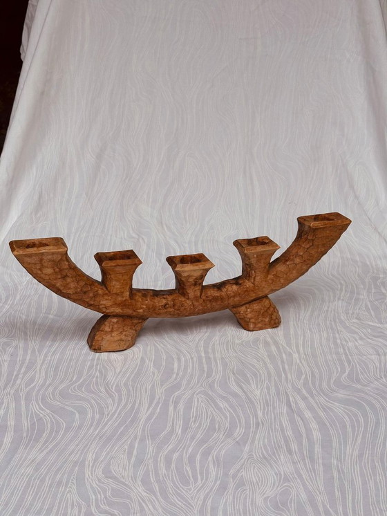 Image 1 of Anthroposophic Candlestick Wood