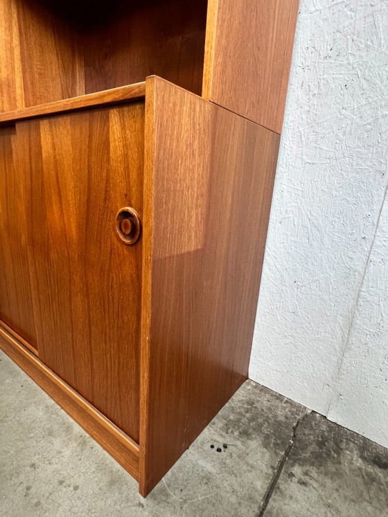 Image 1 of Vintage Highboard, Wandmeubel. Denemarken 1970's