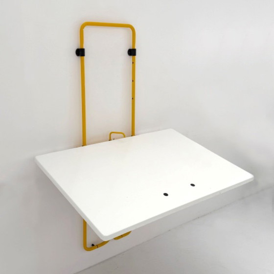 Image 1 of Clino Tubular Folding Wall Table by Mario Mazzer for Magis, 1980s
