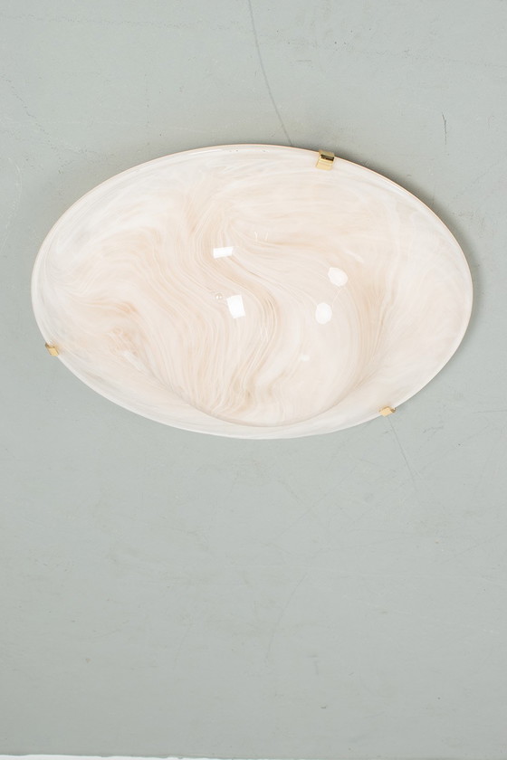 Image 1 of Große Glas-Deckenleuchte