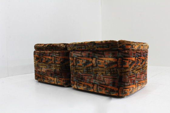 Image 1 of Vintage Modulaire Elementen Sofa Hoek Bank 1970s