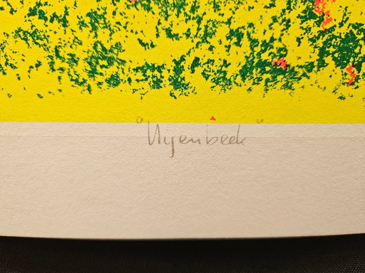 Zeefdruk op zwaar papier Henk van der Vet nijenbeek