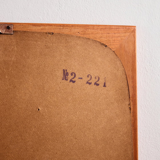 Image 1 of MK10677 Specchio con cornice in teak