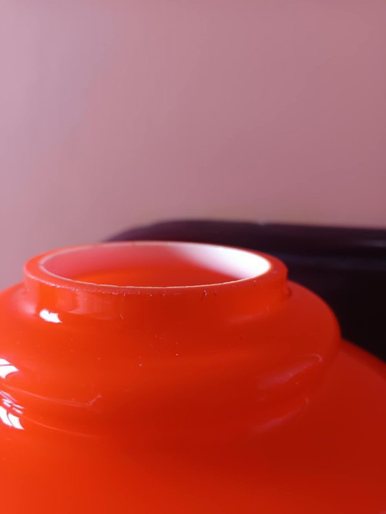 Image 1 of 2 lampade a sospensione arancioni di Hans-Agne Jakobsson, 1960