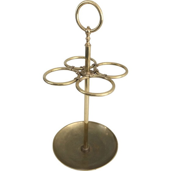 Image 1 of Vintage brass umbrella stand, 1930