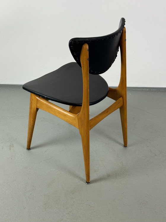 Set van 4 vintage eetkamerstoelen in Scandinavische stijl – Jaren 60 – Skai, Wood (photo 5 of 14)
