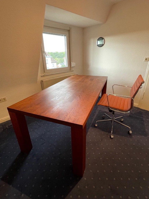 Massief houten eettafel, kersenhout – Wood