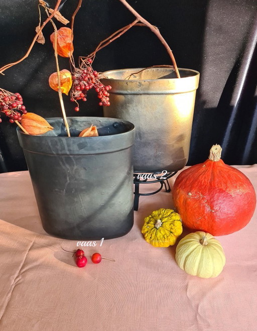 Ecri Living- Masters of Clay – vaso fatto a mano n. 01- ovale.