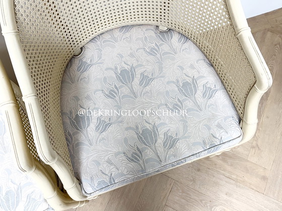 Image 1 of 4 sedie vintage in finto bambù Giorgetti