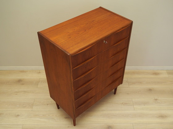 Image 1 of Cassettiera in teak, design danese, anni '70, produzione: Danimarca