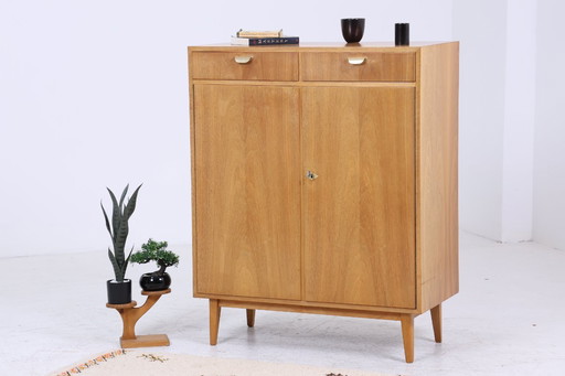 Vintage chest of drawers | Mid - Century cabinet wood storage 60s #08-17