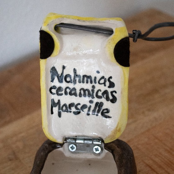 Image 1 of Scatola per sardine in ceramica, Marsiglia, Francia, Nahmias Ceramicas