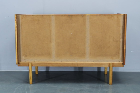 Image 1 of 1960s Czechoslovakian Maple Veneer Sideboard with Solid Maple Wood