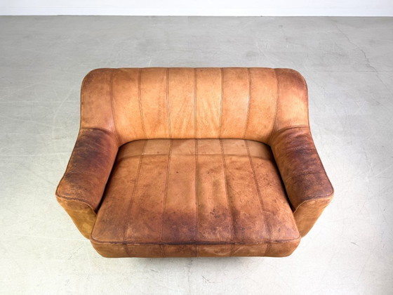 Image 1 of Divano di design in pelle di bufalo a due posti DS44 di De Sede originale