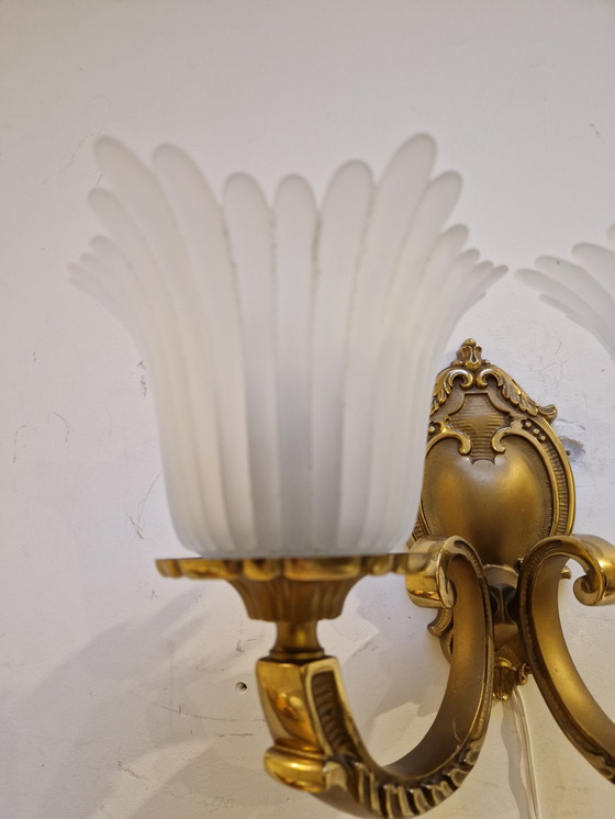 Image 1 of Lámpara de pared doble clásica 