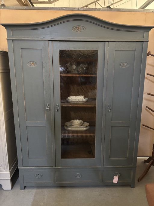 Vintage Display Cabinet / Buffet Cabinet – buffetkasten, Wood, Glass