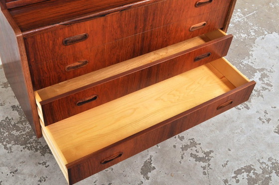 Image 1 of Vintage rosewood bookcase with drawers