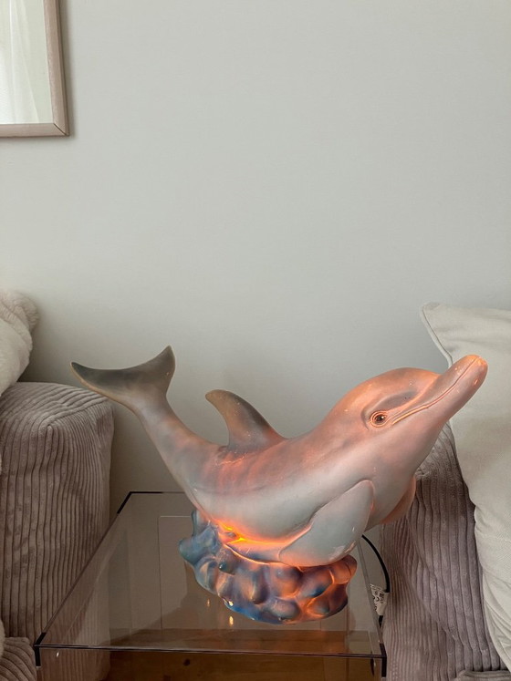 Image 1 of Heico dolphin lamp