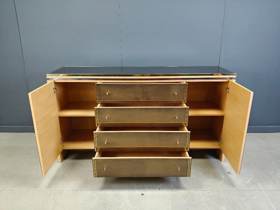 Image 1 of Credenza vintage in ottone di belgochrom, anni '70