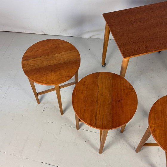 Image 1 of Paul Hundevad Teak Nest of Tables, 1960s