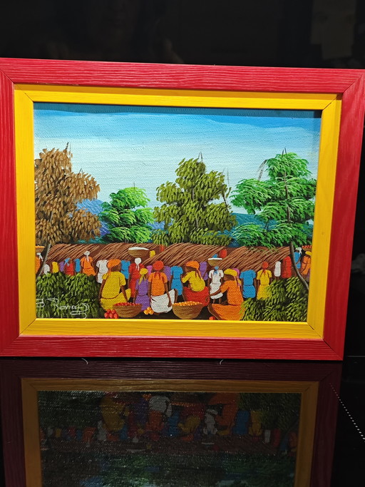 Trilogía de pinturas haitianas