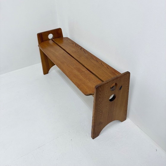 Image 1 of Banco de estilo moderno de mediados de siglo, diseñado por Gilbert Marklund para Furusnickarn AB en la década de 1960.