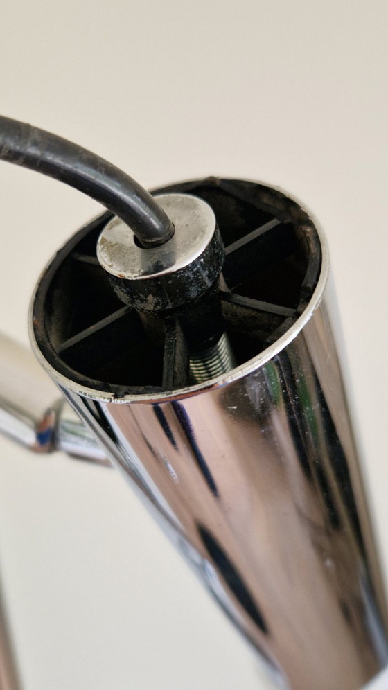 Image 1 of Vintage floor lamp, Luci Milano P393, Italian design, 3 spotlights, chrome, 1970s