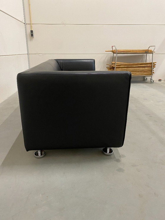 Image 1 of Gelderland 4800 2,5-Sitzer-Sofa, schwarzes Leder